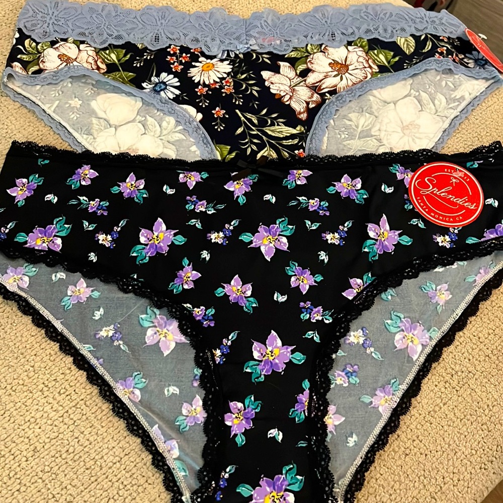 🎉3 for $10 🎉 4X floral panties 2 pair
